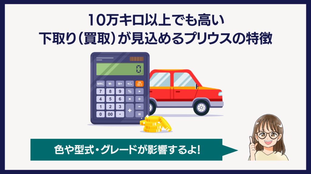 10万キロ以上でも高い査定が見込めるプリウスの特徴