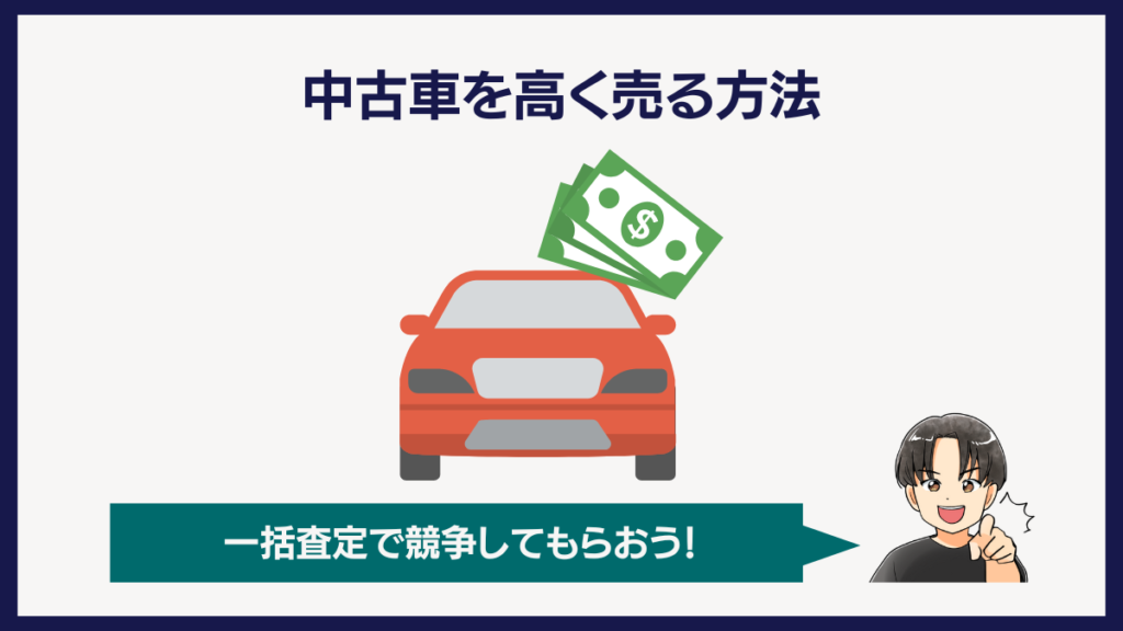 中古車を高く売る方法